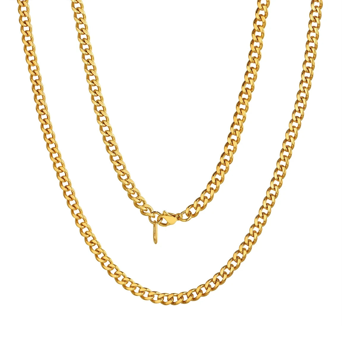 Men'S Cuban Link Chain Necklace Gift for Men Hiphop Jewelry Black Mens Gifts